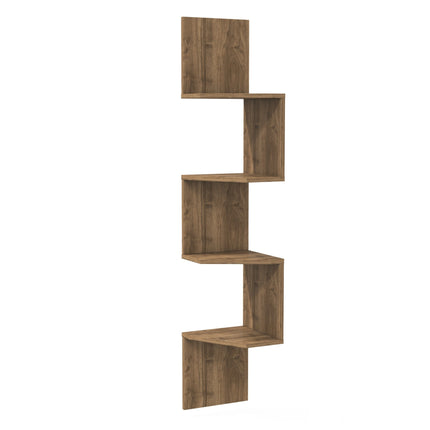 Fali polc Desaldo - Walnut-VASBÚTOR