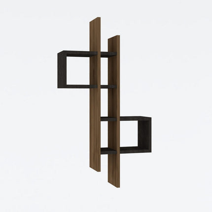 Fali polc Emse - Oak, Anthracite-VASBÚTOR