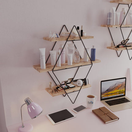Fali polc Prizma Raf, Büyük Boy Salon Tipi 2-VASBÚTOR