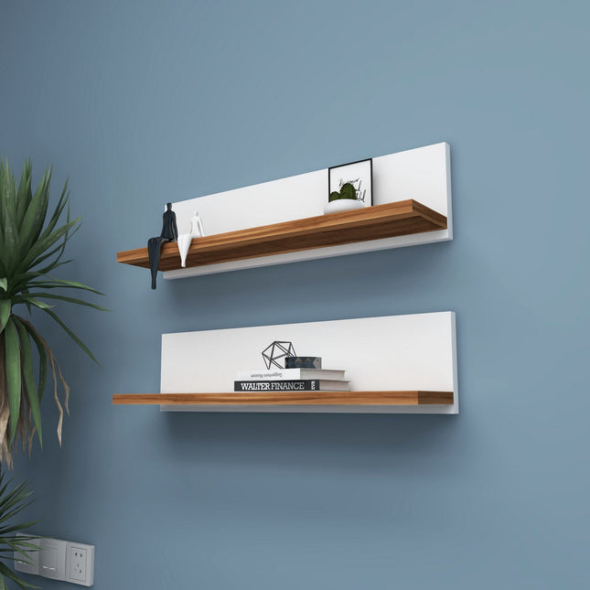 Fali polc Shelf - Fehér-VASBÚTOR