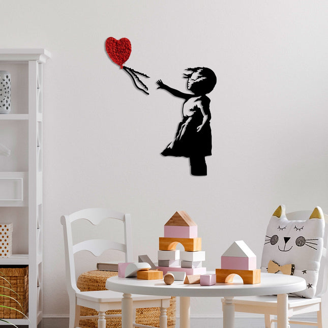 Fém fali dekoráció, Banksy - 13-1-VASBÚTOR