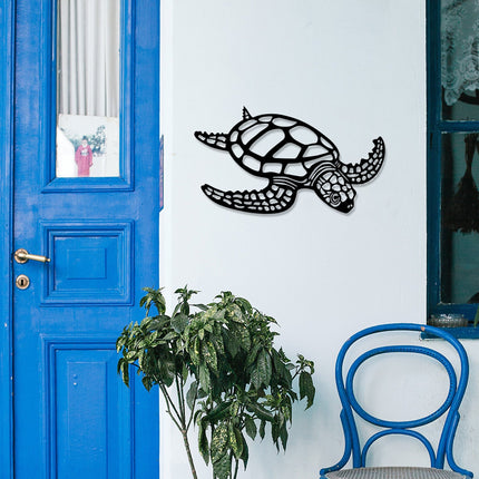 Fém fali dekoráció, Caretta Caretta-VASBÚTOR