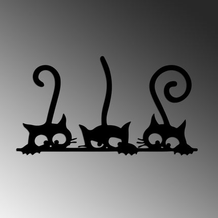 Fém fali dekoráció, Cat 5-VASBÚTOR