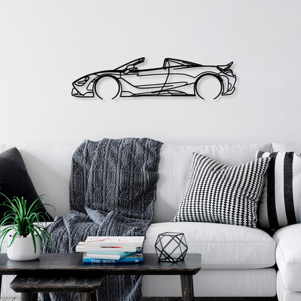 Fém fali dekoráció, McLaren 720S Silhouette-VASBÚTOR