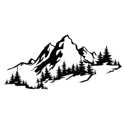 Fém fali dekoráció, Mountain 3-VASBÚTOR