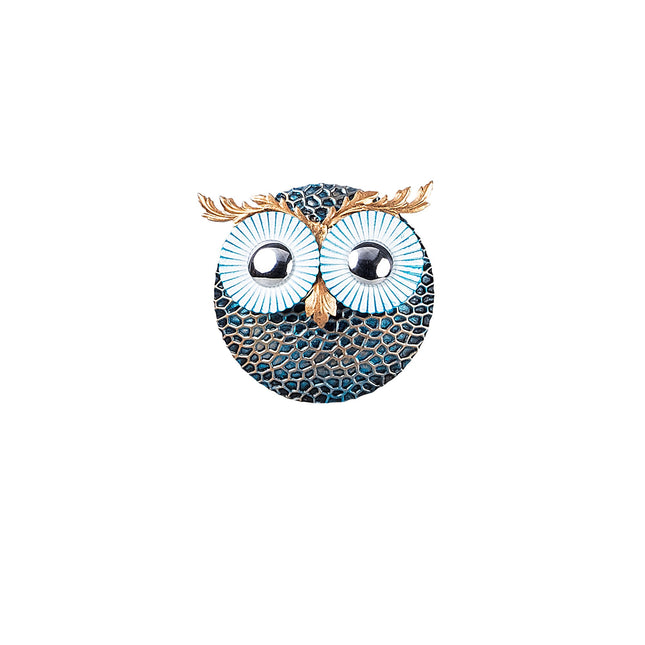 Fém fali dekoráció, Owl 3 - Silver-VASBÚTOR