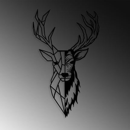 Fém fali dekoráció, Red Deer 2-VASBÚTOR