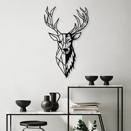 Fém fali dekoráció, Red Deer 2-VASBÚTOR