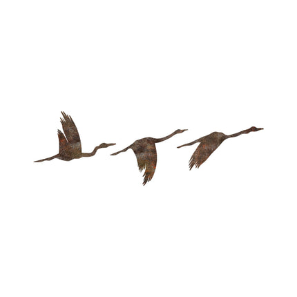 Fém fali dekoráció, Rusty Birds 1-VASBÚTOR