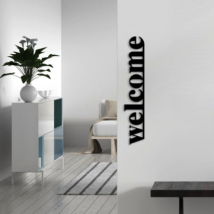 Fém fali dekoráció, Welcome-VASBÚTOR