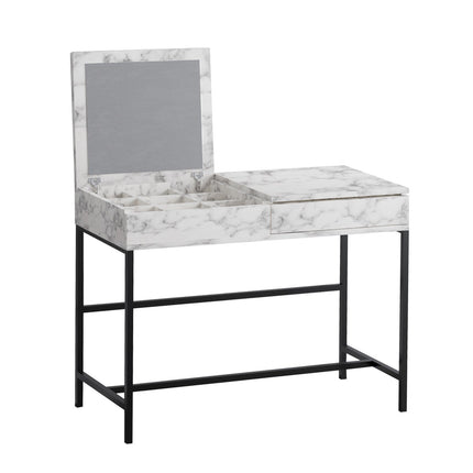 Fésülködő asztal Linda - Carrara Marble-VASBÚTOR