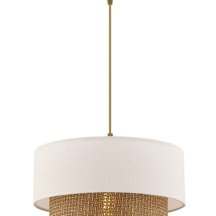 Függőlámpa, Echo - Beige, Fehér-VASBÚTOR