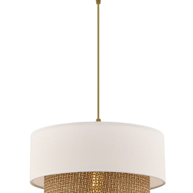Függőlámpa, Echo - Beige, Fehér-VASBÚTOR