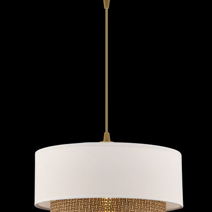 Függőlámpa, Echo - Beige, Fehér-VASBÚTOR