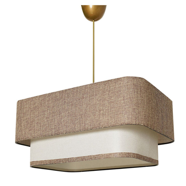 Függőlámpa, Varianza - Krém, Beige-VASBÚTOR