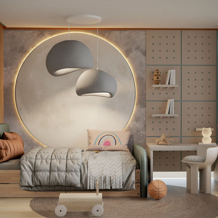 Függőlámpa - Wabi Sabi Chalkforms - Betonszürke-VASBÚTOR