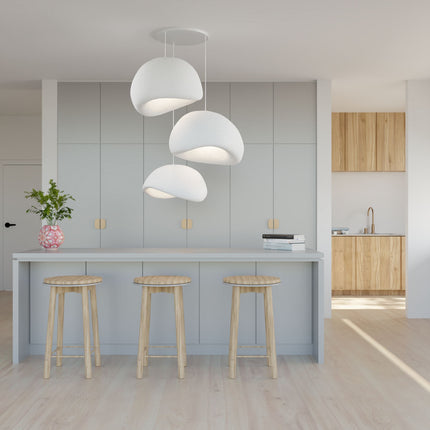 Függőlámpa - Wabi Sabi Kanso Beams - Fehér-VASBÚTOR