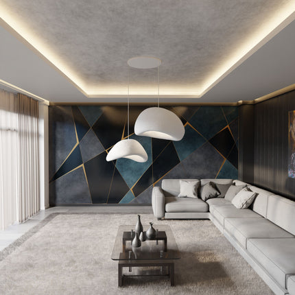 Függőlámpa - Wabi Sabi Plasterglows - Fehér-VASBÚTOR