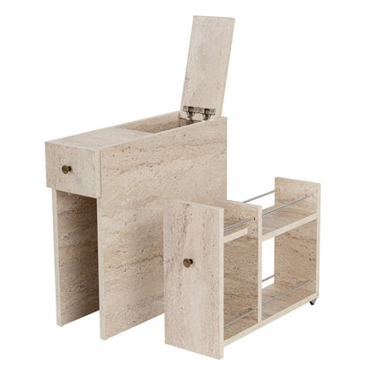 Fürdőszoba szekrény Calencia - Travertine-VASBÚTOR