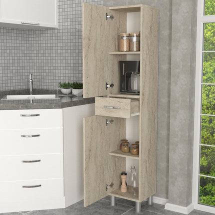 Fürdőszoba szekrény Selin 2 Doors 1 Drawer-VASBÚTOR