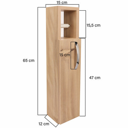 Fürdőszoba szekrény Star - Oak-VASBÚTOR