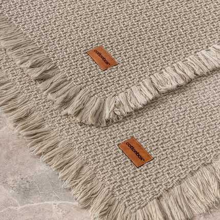 Fürdőszobaszőnyeg Szett (2 db) Bath Rug - Bézs-VASBÚTOR