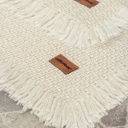Fürdőszobaszőnyeg Szett (2 db) Bath Rug - Krém-VASBÚTOR
