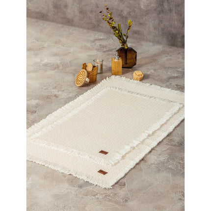 Fürdőszobaszőnyeg Szett (2 db) Bath Rug - Krém-VASBÚTOR