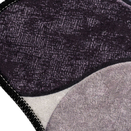 Fürdőszobaszőnyeg Szett (2 db) Circle - Purple-VASBÚTOR