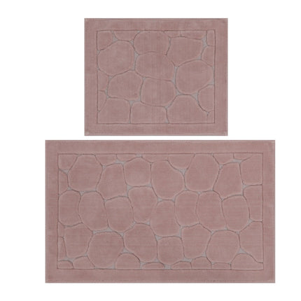 Fürdőszobaszőnyeg Szett (2 db) Lino - Powder-VASBÚTOR
