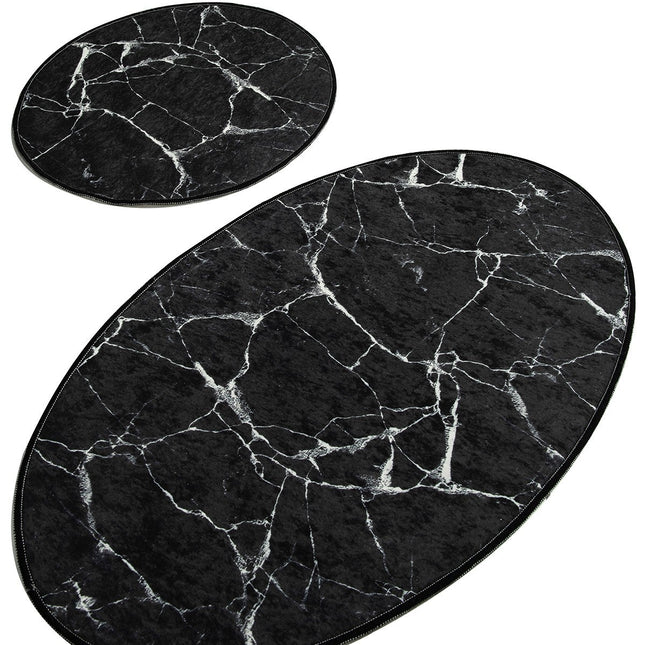 Fürdőszobaszőnyeg Szett (2 db) Marble Djt-VASBÚTOR