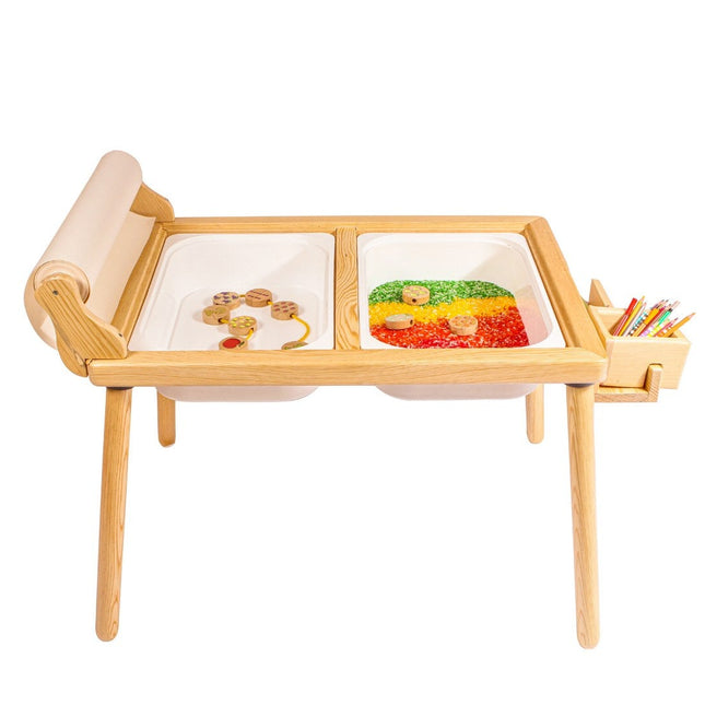 Gyerekasztal székekkel Roll-VASBÚTOR
