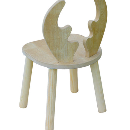 Gyerekszék Deer Chair - Brown-VASBÚTOR