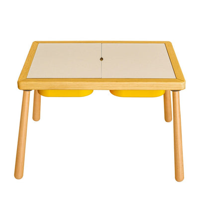 Gyermekasztal Mini Table - Yellow-VASBÚTOR