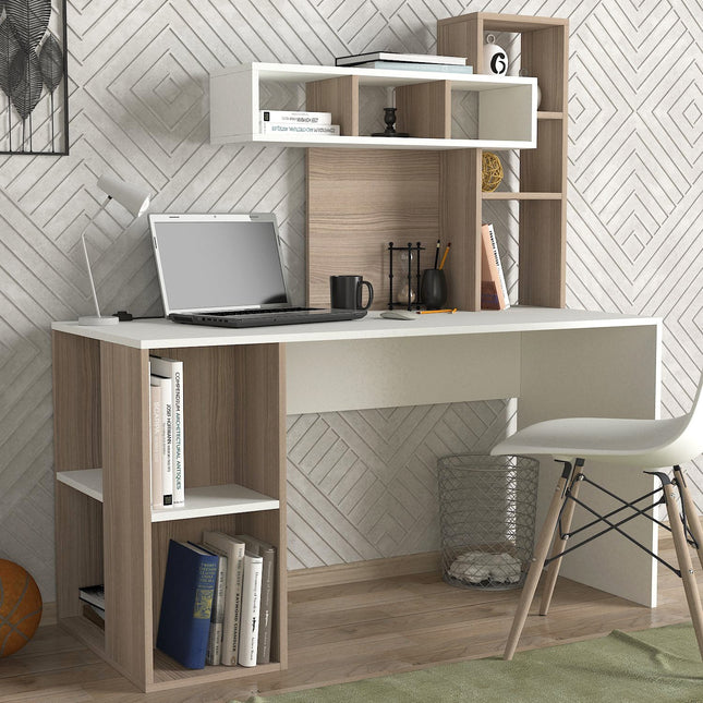 Íróasztal Coral - White, Cordoba-VASBÚTOR