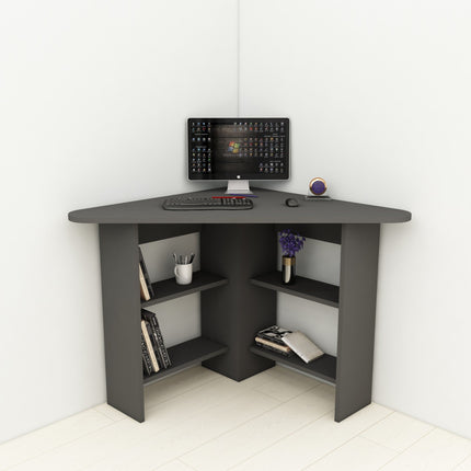 Íróasztal Corner - Antracit-VASBÚTOR