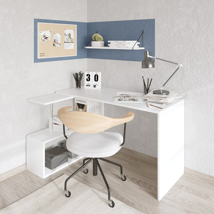 Íróasztal Gelincik - White-VASBÚTOR