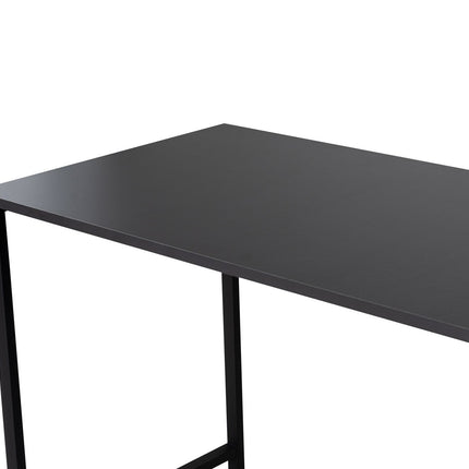 Íróasztal Twin Study Desk - Antracit, Fekete-VASBÚTOR