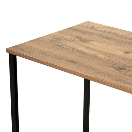 Íróasztal Twin Study Desk - Atlantic Pine, Fekete-VASBÚTOR