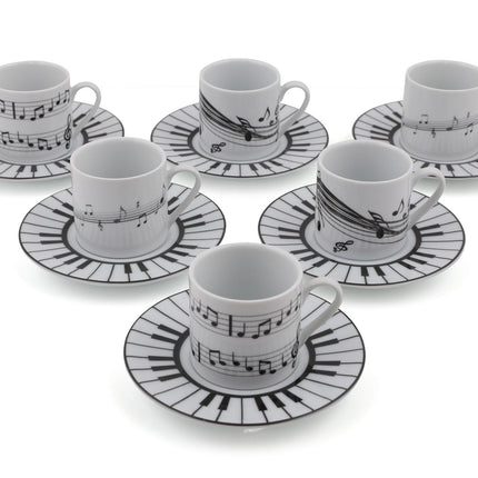 Kávéscsészék szett Set (12 db), 710KTP9592-VASBÚTOR