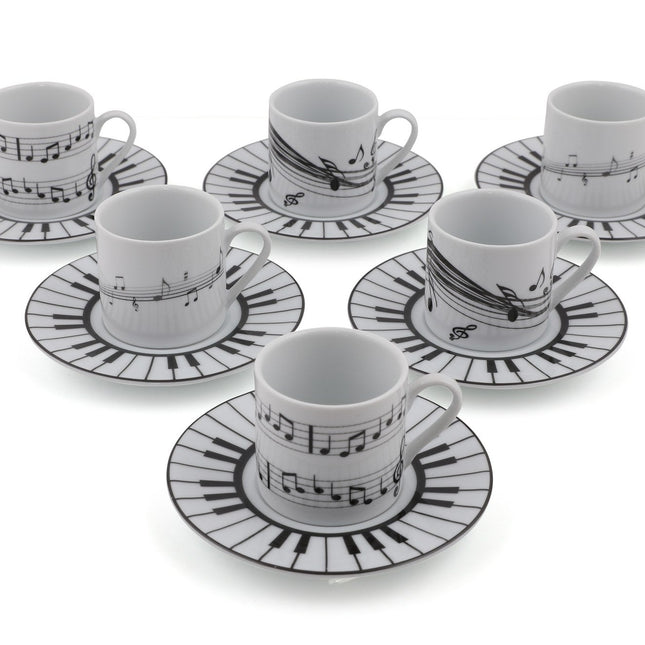 Kávéscsészék szett Set (12 db), 710KTP9592-VASBÚTOR