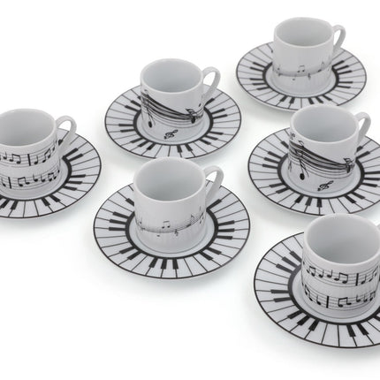 Kávéscsészék szett Set (12 db), 710KTP9592-VASBÚTOR