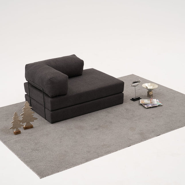 Kétszemélyes kanapé Comfort - Antracit v2-VASBÚTOR