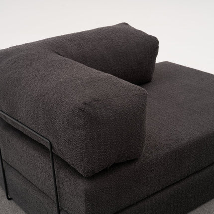 Kétszemélyes kanapé Comfort - Antracit v2-VASBÚTOR