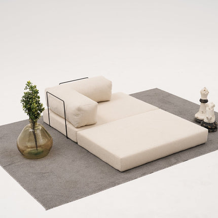 Kétszemélyes kanapé Comfort - Krém v2-VASBÚTOR