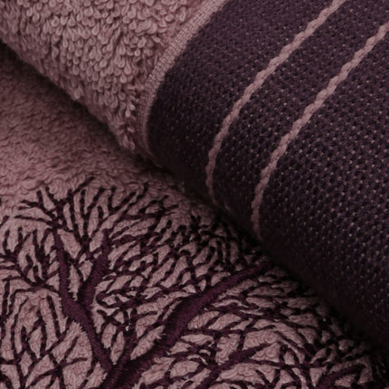 Kéztörlő Szett (2 db) Infinity - Maroon-VASBÚTOR