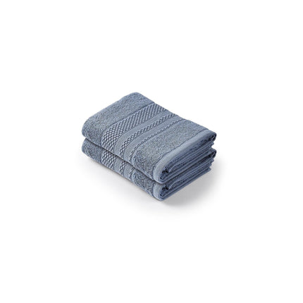 Kéztörlő Szett (2 db) Piramit - Indigo kék-VASBÚTOR