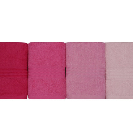 Kéztörlő Szett (4 db) Rainbow - Pink-VASBÚTOR