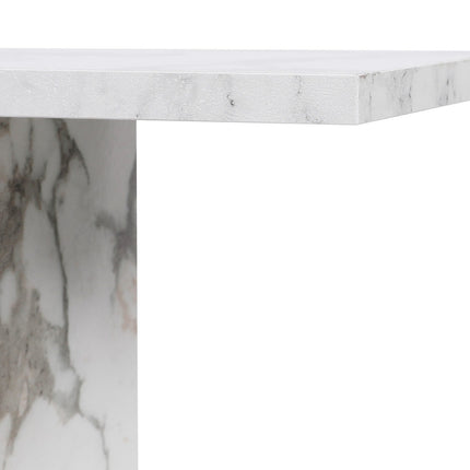 Kis asztal Life - Fehér, Marble-VASBÚTOR