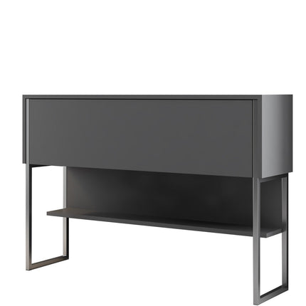 Komód Luxe - Silver, Anthracite-VASBÚTOR